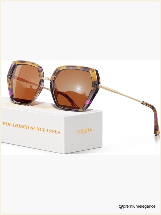 Polarized Sunglasses UV400 Protection Trendy Large Shades for Women main image 7